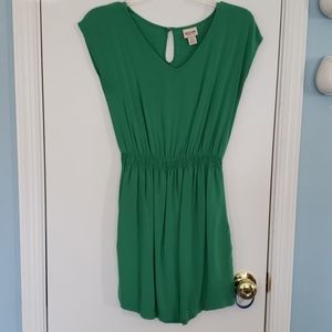 Mossimo Green mini dress with pockets Size S